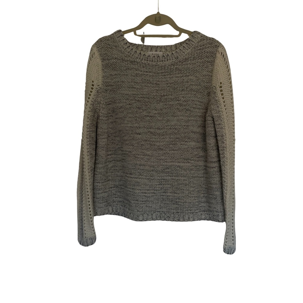 Anthro h.one knit crew neck sweater Large